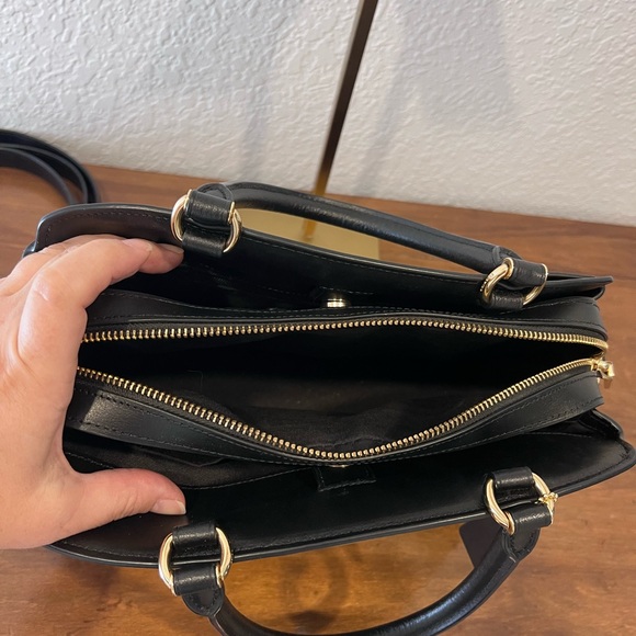 EUC Coach Black and Brown monogram Handbag - Picture 7 of 9